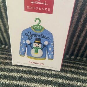 Hallmark Keepsake Ornament 2023 Grandson